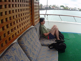 The boat to South Plaza
