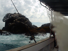 On the boat