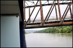 Narrow bridge on the Main river