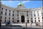 The entrance to the Hofburg Palace