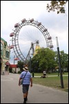 The historic Ferris Wheel at 'Praterpark-Riesenrad