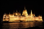 Houses of Parliament Budapest at night