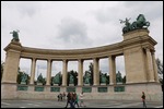 The main monument in Budapest Heros Square