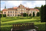 The gardens and front of the Chateau