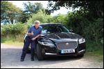 Pete and his 'Black Jaguar' car