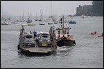The ferry coming across at Dartmouth