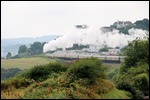 The steam train is on its way to Dartmouth 