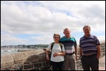 Brenda, Cliff & Peter at Barbican Quay Plymouth