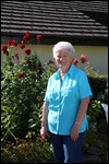 Barbara in her beautiful dahlias