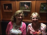 I had no idea what the sign behind us said