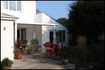 The new patio over the decking