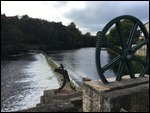 The cog wheel was unearthed & refurbished in 1991