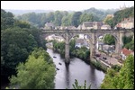 View from 120 feet above the river Nidd