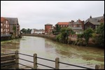 Walking along Witham river towards the wharf area