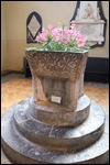Baptismal font used to baptise Roger O'Hara Burke