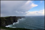 More blue sky and higher up the cliff  