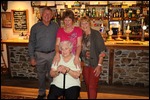 Cousin Sylvia came down as well