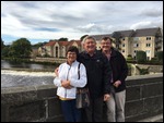 Final day together.  A walk along the river.
