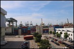 Singapore wharf..9,000 containers handled a day