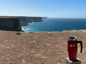Love the Bunda Cliffs and my coffee cup