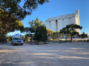 Our powered site for the night