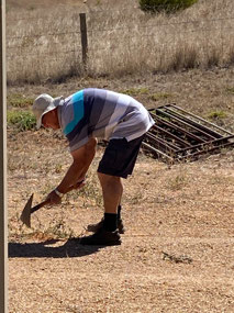 Peter doing some odd jobs!