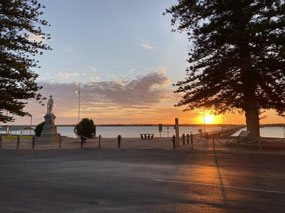 Magnificent sunset at Port Broughton