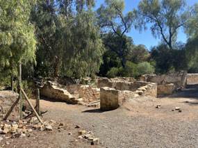 Remains of Bowman home