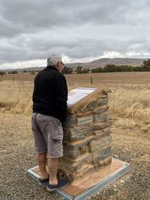 Peter was impressed with the information panels