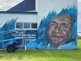 2019 by Adnate & Barngarla artist Vera Richards