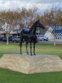 Great image of 3 time Melbourne Cup winner
