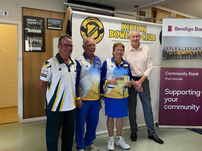 Neil and Lorraine took out the honours