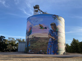 Bute silo art commemorates women.  