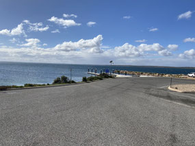 The boat ramp at Streaky Bay
