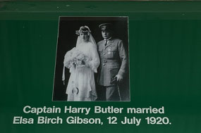 Captain Harry Butler married in 1920