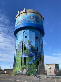 Stansbury Water Tower Artwork