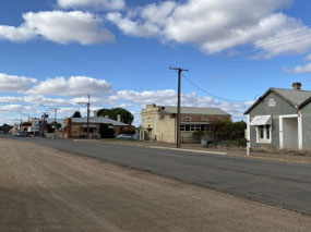 The main street of Snowtown.