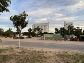 Back at the Wirrulla Caravan Park