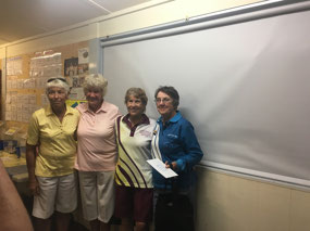 Winner of the Ladies Fours