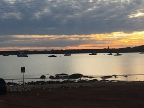 Beautiful Dampier sunset on Friday night