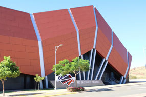 Front of the Red Earth Art Centre Karratha