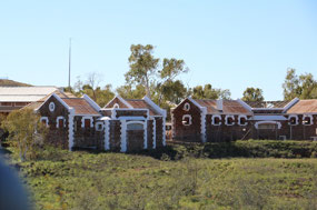The Old Roebourne Goal from the highway