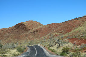 Coming into Coongan Pass