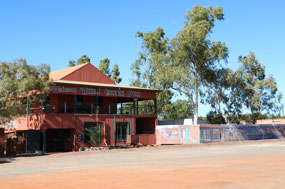 Morning tea stop was Whim Creek Hotel