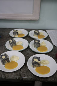 Poppyseed & Lemon Cheesecakes for desert