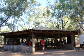 Imagine the water 2 metres over the gazebo