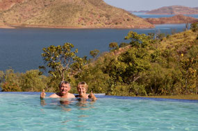 Peter and Pam at Infinity Pool