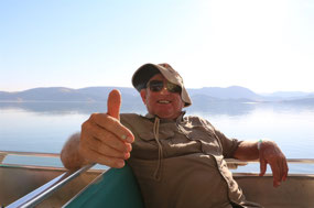 Relaxing!  If only I had my fishing rod!