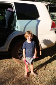 Leaving Lake Argyle
