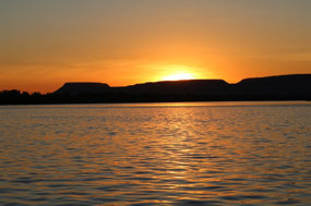 Sunset on the Yambarrin Ranges